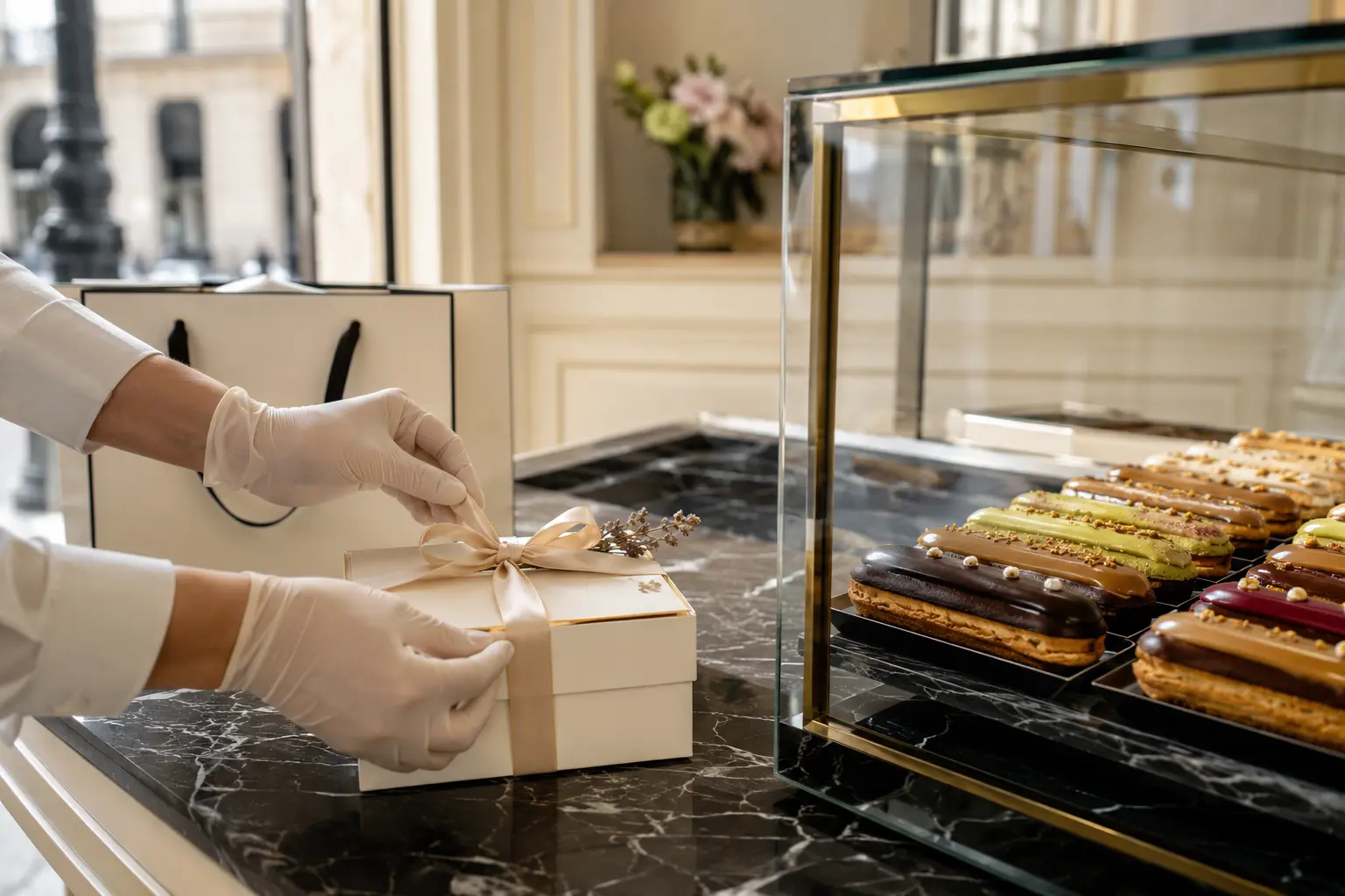Gift-ready pâtisserie