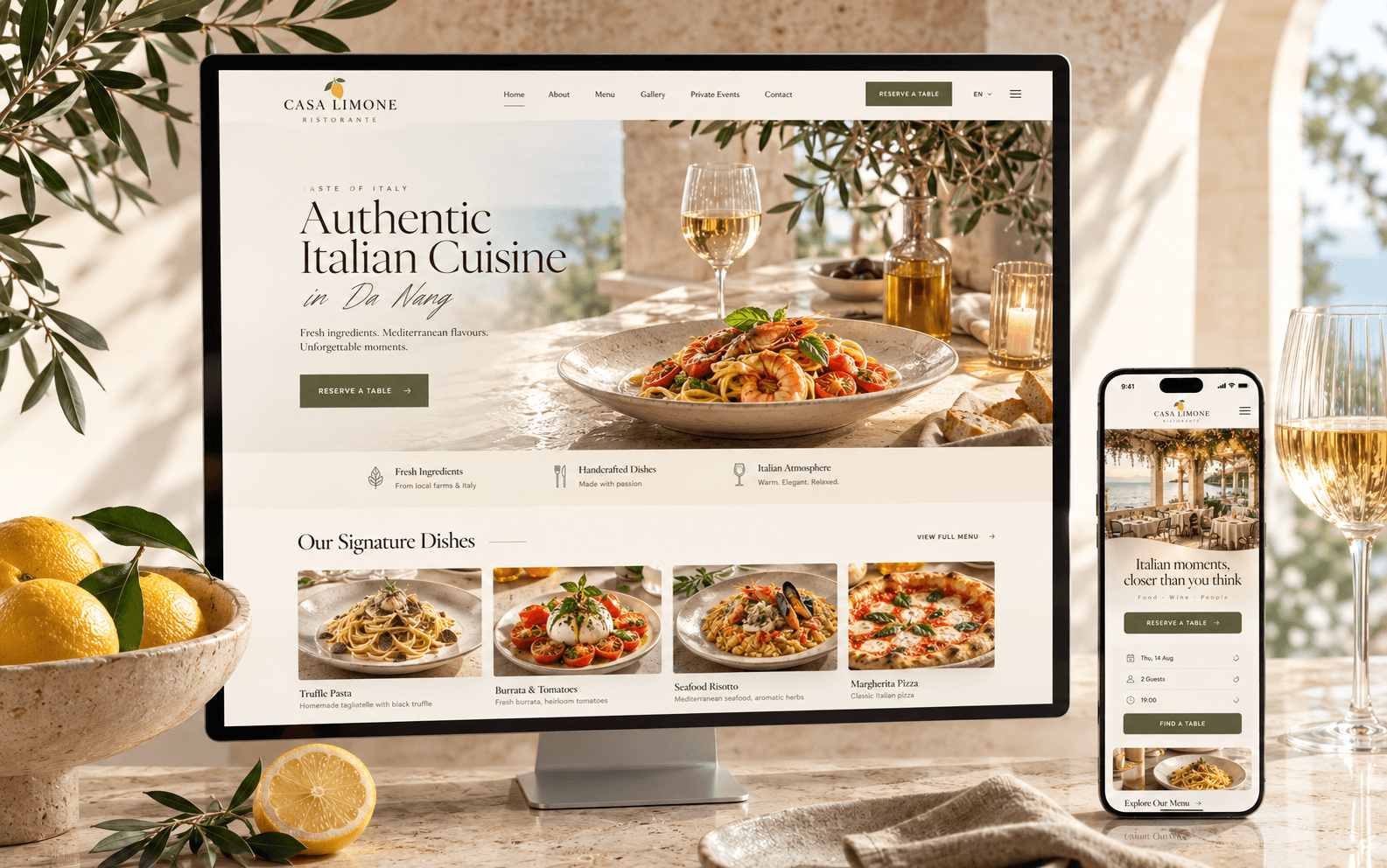 Casa Limone — STK Lab project